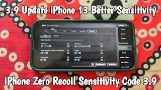 🔥 3.9 Update iPhone 13 Better Sensitivity | BGMI | PUBG MOBILE | iPhone Zero Recoil Sensi 3.9 ✅