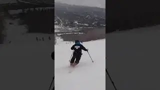 ski patrol crushing on telemark turns #telemarkskiing #skipatrol #spreadtelemark #freeheellife