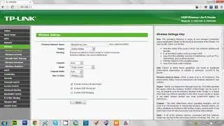 How to change wifi password TP Link Model No. TL-WR741N & ND