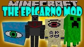 THE EPICARNO MOD - La dimension de los ojos Illuminatis! - Minecraft mod 1.8 Review ESPA&Ntilde;OL