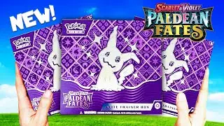 3x PALDEAN FATES Elite Trainer Boxes - Early Opening