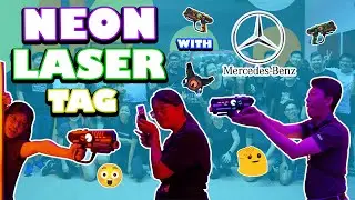 Electrifying Neon Laser Tag Activity with Mercedes-Benz | FunEmpire Stories