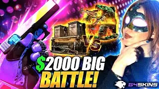 G4SKINS HUGE $2000 CASE BATTLE  !! ?! | G4skins Promo Code 2025 | G4skins Case Opening