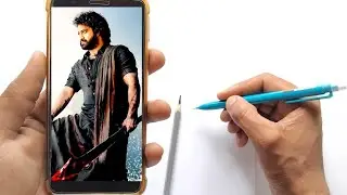 Devara movie Jr NTR drawing,  Outline Tutorial