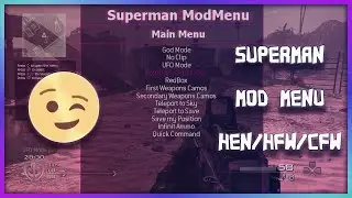 [HEN/HFW/CFW] Free MW2 Mod Menu | Superman SPRX Menu | Download Below