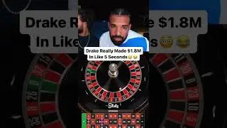Drake Plays High Stake Roulette..#casino #stake #drake #shorts #short #gambling