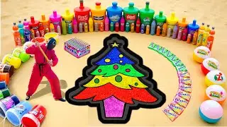 How to make Pine Tree with Cement & Orbeez, Balloons Fanta, Coca Cola, Mentos & Popular Sodas