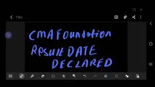 CMA FOUNDATION RESULT DATE DECLARED