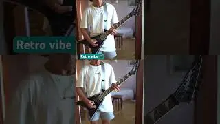Retro vibe 🙀 #urban_spoken #newriff #guitarplaying #guitar #metal #ambientmusic #retro