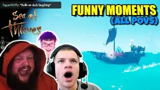 Best of CaseOh, Jynxzi, & Sketch Sea Of Thieves! (FUNNY MOMENTS)