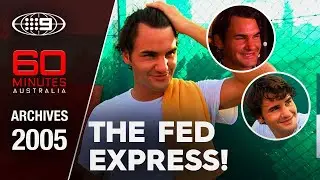 A young Roger Federer well on his way to greatness! | 60 Minutes Archives