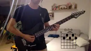 Freudian by Daniel Caesar guitar chord progression tutorial
