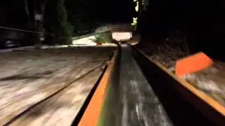 Skytop lodge toboggan ice chute