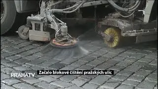Začalo blokové čištění pražských ulic (PRAHATV)