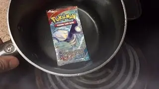 Pokemon Experiment: BOILING A POKEMON BOOSTER PACK!