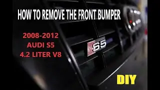 Front Bumper Removal on a 2009 Audi S5 4.2 Liter V8
