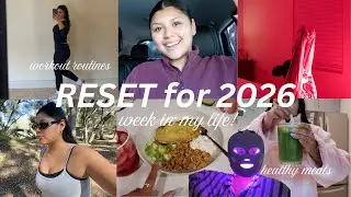 vlog: week in my life ♡ (setting intentions for 2026, workout routines, & and healthy meals)