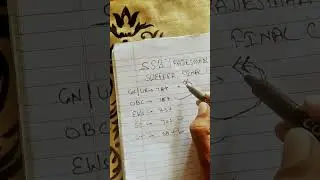 SSB TRADESMAN final result cutt off 2020