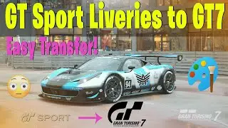 How to IMPORT Gran Turismo Sport Liveries to Gran Turismo 7! (GT7 Livery Tutorial)