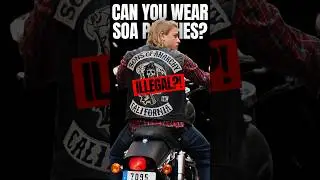 Is it okay to wear Sons of Anarchy patches? 🤔⚠️