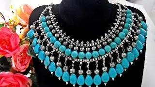 CURSO DE BIJUTERIAS - MAXI COLAR BOHO CHIC E LINDO !!!
