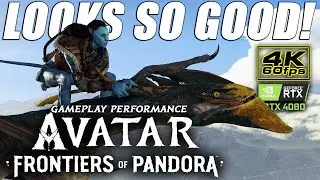 Avatar Frontiers of Pandora PC Performance: 4K Ultra gameplay RTX 4080