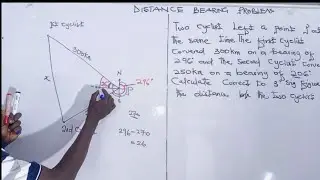 Lesson 4 distance bearing problem