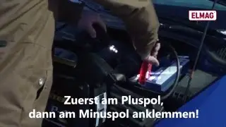 ELMAG Laden- und Startger&auml;te helfen beim Autostarten!