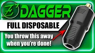 Fully Disposable Tattoo Machine | EZ Dagger Tattoo Machine Review