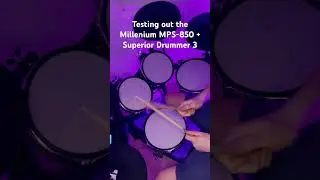Millenium MPS 850 with Superior Drummer 3 - Dance The Night by Dua Lipa #drums #dualipa #cover