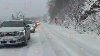 Valea Oltului, blocată de zăpadă. Se circulă greu și pe Autostrada A1 Sibiu – Deva