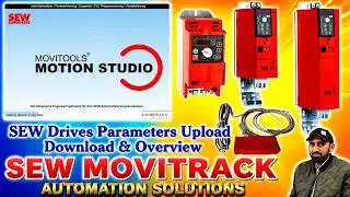 SEW: MOVITRACK Drive Parameters Upload/Download with MOVITOOL Motion Studio Software.