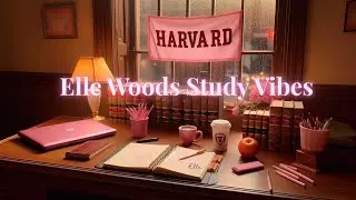 Rainy Day at Harvard Law | Cozy Elle Woods Study Ambience