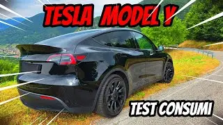 💥 TESLA Model Y Long Range | TEST CONSUMI Invernali Autostrada💥 4K 🇮🇹