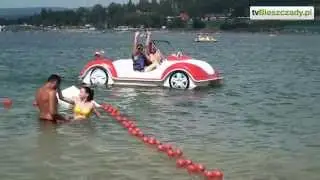Weekend nad Soliną. Burza przeganiała plażowicz&oacute;w, ale 