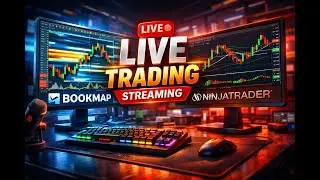 Bookmap Live 🔴 Gold | XAUUSD & GC Futures | Order Flow, Heatmap & Footprint (LIVE) | with VSA Future