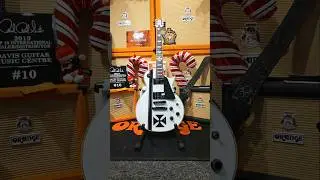 ESP LTD Signature Series James Hetfield Iron Cross Electric Guitar Snow White at Davis Guitar