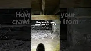 How to Transform Your Wet Crawl Space Into a Dry and Healthy One! #crawlspace #crawlspacerepair