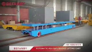 Automatic Rail Trolley, 4T Rail Guided Lifting Cart RGV