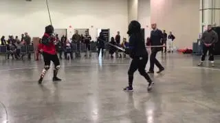 Disarm! HEMA DC Open Steel Longsword Nichole Lopes (Black) 2017