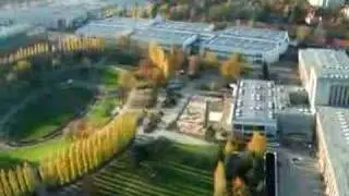 Aerial View of Messe Berlin Sommergarten from Radio Tower, Berlin, Germany - November 2006