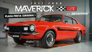 Maverick GT V8 1977 Placa Preta - BTS Garage