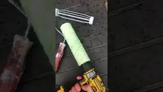 How to dry a paint roller the easy way
