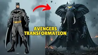 AVENGERS but ELEPHANTS - VENGERS  🌟 All Characters (marvel & DC) 2025  🌟 #marvel #avengers