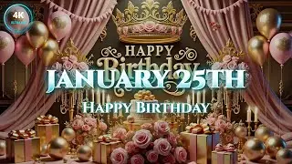 Happy Birthday January 25th Acoustic Guitar Song