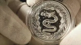 Серебряная монета Serpent of Milan 2020 1 oz Silver Samoa  Coin (BU)