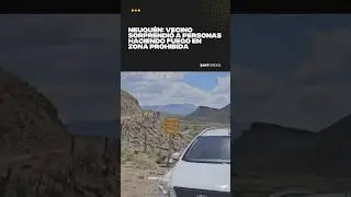 Sorprendi&oacute; a TURISTAS haciendo FUEGO EN ZONA PROHIBIDA