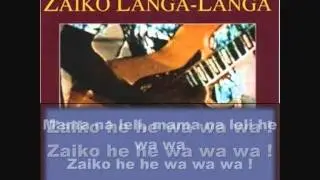 ZAIKO LANGA LANGA - ZAIKO WA WA