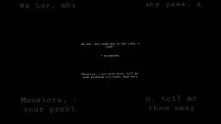 Monsters backwords is kinda creepy! (some credit to @&bull;&deg;MoonKai&deg;&bull;)