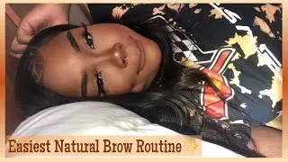 UPDATED SIMPLE NATURAL FLUFFIER BROW TUTORIAL | Erica Danley